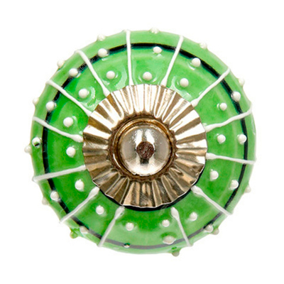 BLUMEN HAUS Ручка керамическая для мебели "Ливанский узор" ручная роспись 66046