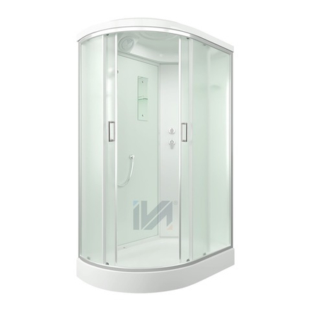 Душевая кабина IVA SC012CMR 1200*800*2150 низкий поддон, светлое стекло
