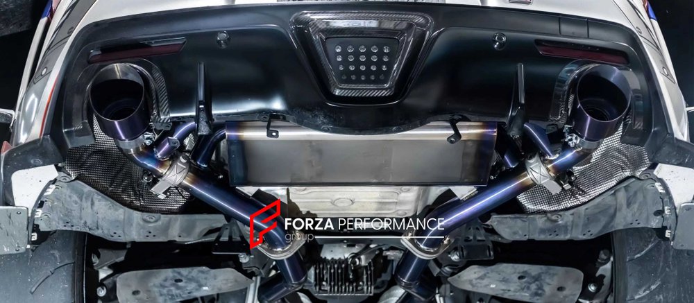 Выхлопная система с заслонками для Toyota Supra A90 3.0T #3