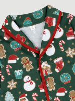 Пижама с воротником Mjölk Имбирный пряник, уценка
