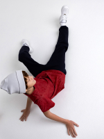 Футболка базовая с эффектом варки Mjölk Red Vintage