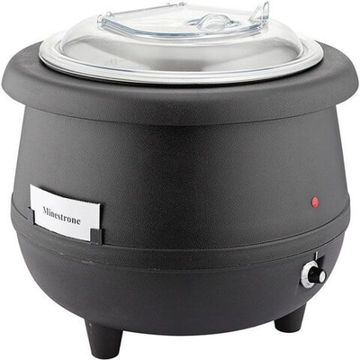 Мармит-супница электр. 50Гц;пластик,алюмин.;10л;D=35,H=38,L=40,B=40см;450вт;черный (Цвет: черный)