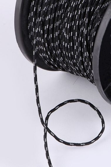 Линь SevenSub Dyneema (Дайнема ø1,8 мм, в катушке 30 м, нагрузка 180 кг, черно-белый, цена за 1м)