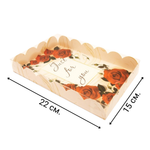 Коробочка для печенья "С любовью, розы", 22 х 15 х 3 см