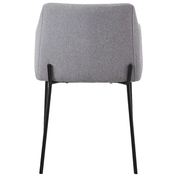 Серый стул Koping на черных металлических ножках | Купить в Hallberg.ru