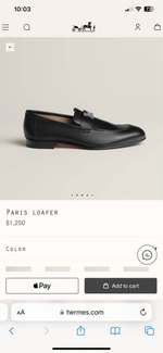 Лоферы Hermes