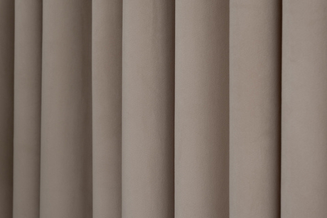 Портьера 300х260 Garda Decor Silkу 5 бежевая на подкладе