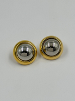 Серьги биколор