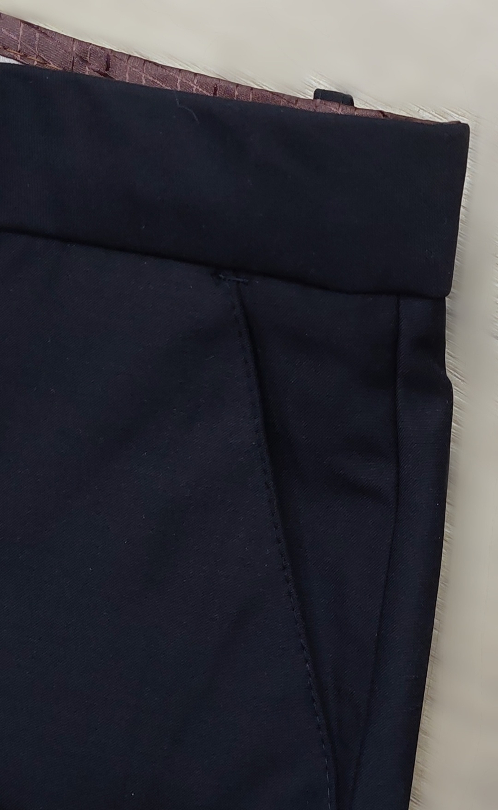 Брюки мужские синие тёмно-синие классические классика теплые утепленные на флисе толстые зимние чёрные с начёсом