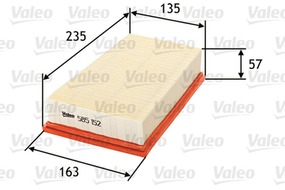 VALEO - 585152-VAL - Air Filter