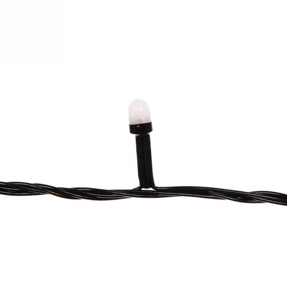 Гирлянда для дома Полусфера 7 м 50 ламп LED черный пров., 8 реж.,IP-40, Теплый белый (возможность соединения)