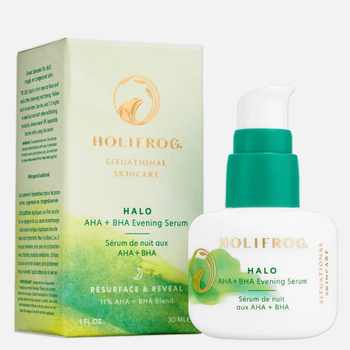 HOLIFROG Halo AHA + BHA Evening Serum Ночная обновляющая сыворотка с AHA и BHA-кислотами, 30 мл