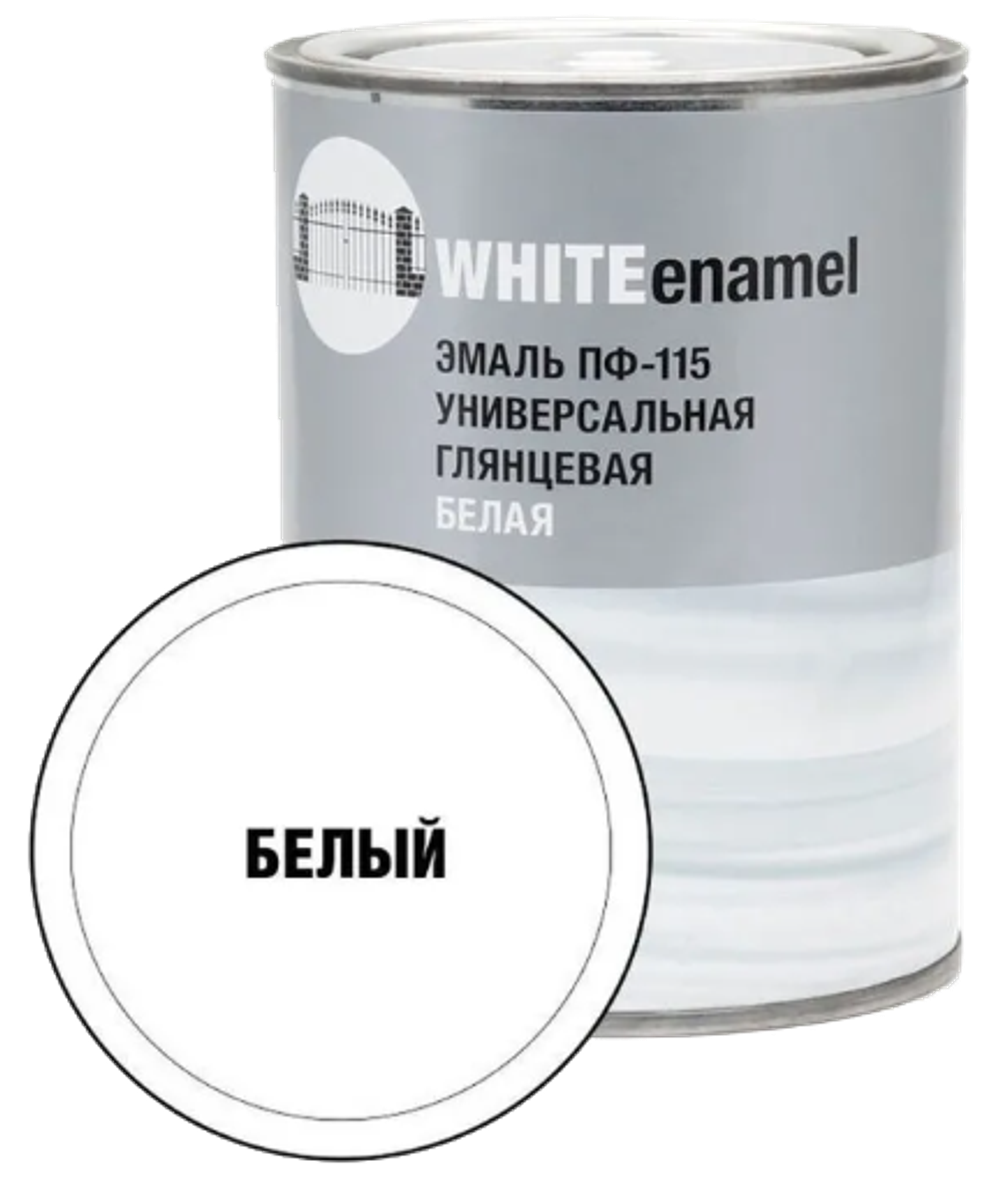 ЭМАЛЬ УНИВЕРСАЛЬНЫЙ СТАНДАРТ ПФ-115 БЕЛАЯ 0,8КГ 30503