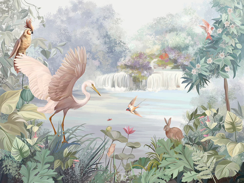 Дизайнерские обои Wall Street Fauna