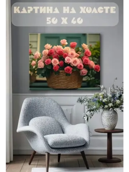 Картина на стену 40 X 50 Цветы