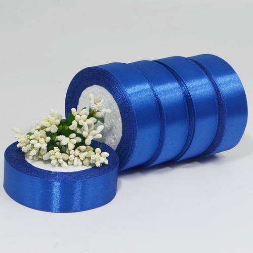 Лента атласная 2,5см х 22м "электрик" (40-2) 1 шт