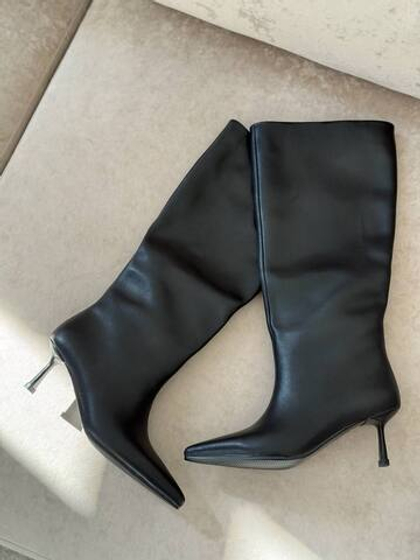 Сапоги из натуральной кожи