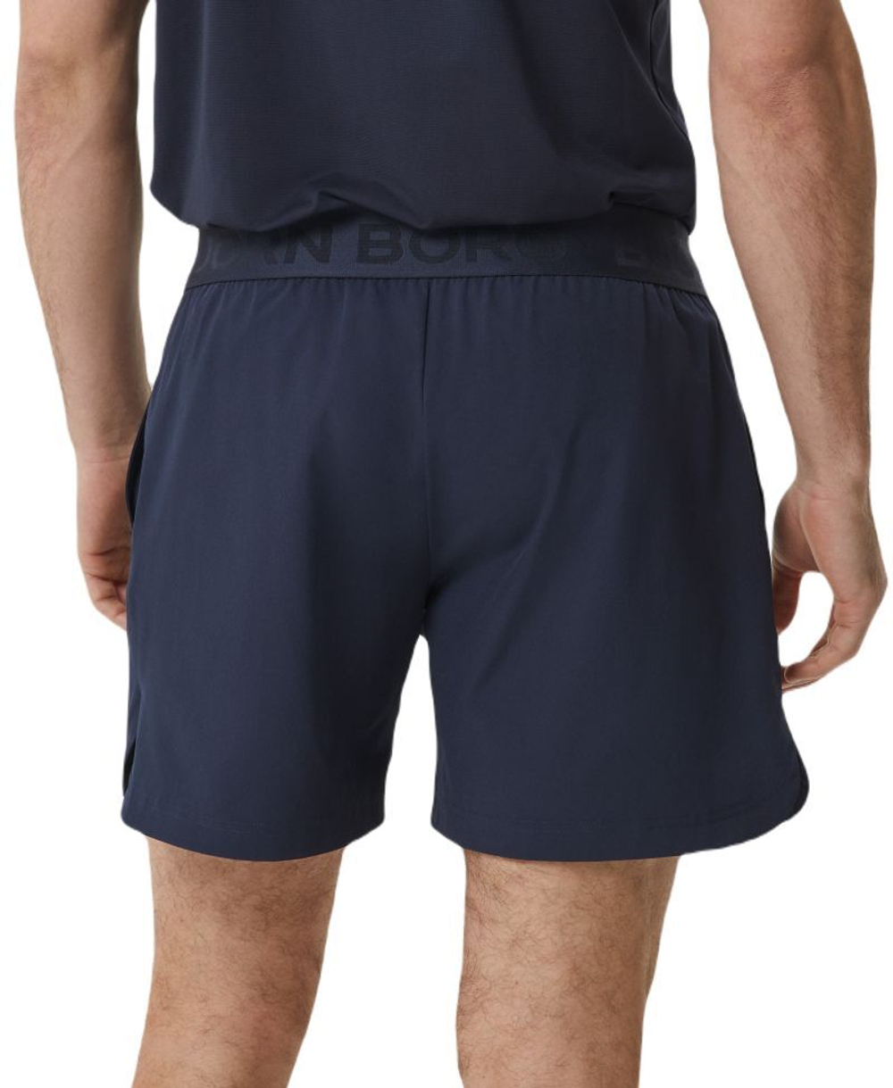 Мужские теннисные шорты Björn Borg Ace Graphic Short Shorts - небесный