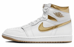 Кроссовки Jordan Air Jordan 1 Og "White And Gold" (Женская размерная сетка)