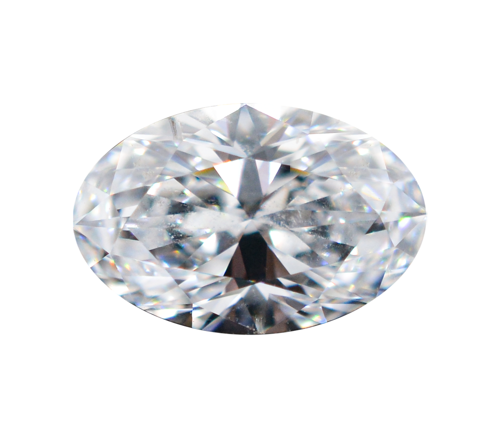 Лабораторно-выращенный бриллиант овал 9.41 х 6.42 х 3.92 мм D/VVS2 1.52 ct