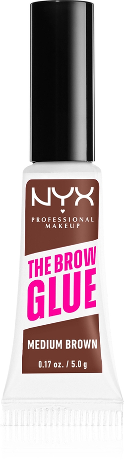 NYX Professional Makeup The Brow Glue - Гель для бровей оттенок 03 Medium Brown, 5 g