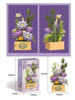 Конструктор Цветы Романтическая композиция 326 деталей