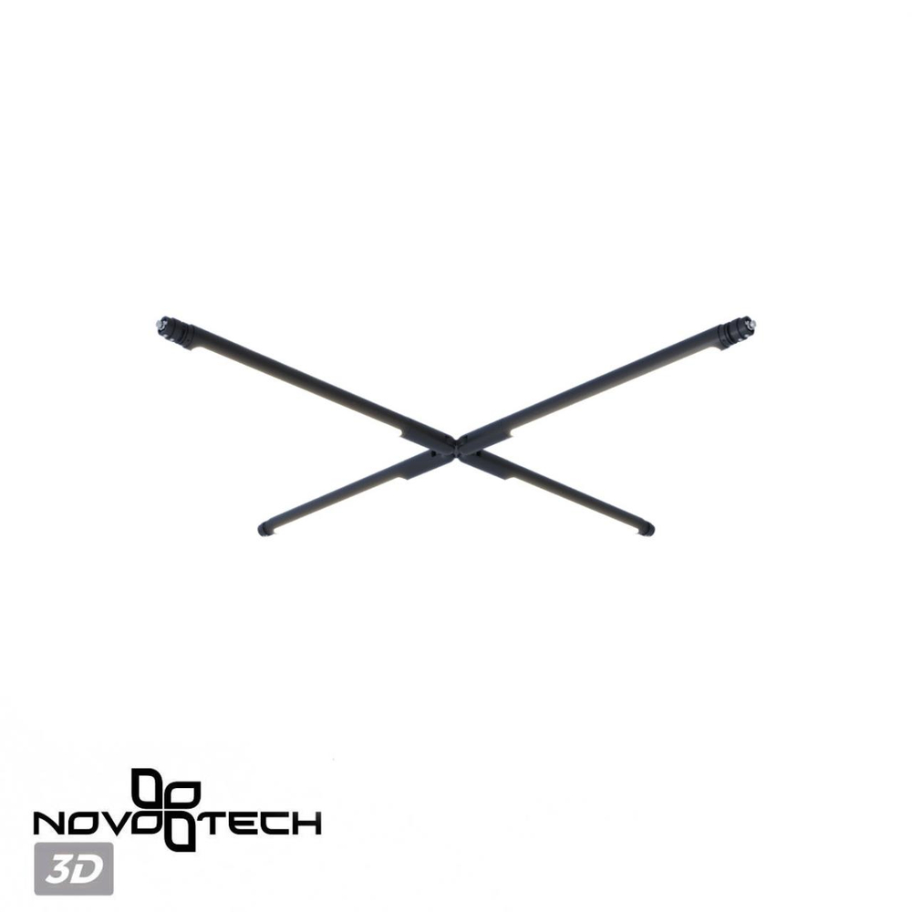 359381 KONST NT24 040 черный Соединитель гибкий "X" IP20 48V GLAT