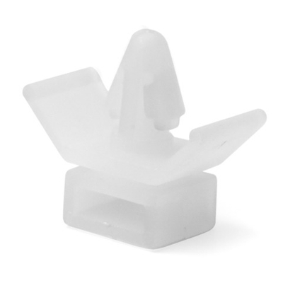 Держатель дюбельного типа, белый