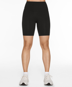 OYSHO Легинсы-велосипедки Comfortlux с высокой посадкой длиной 20 см, черный