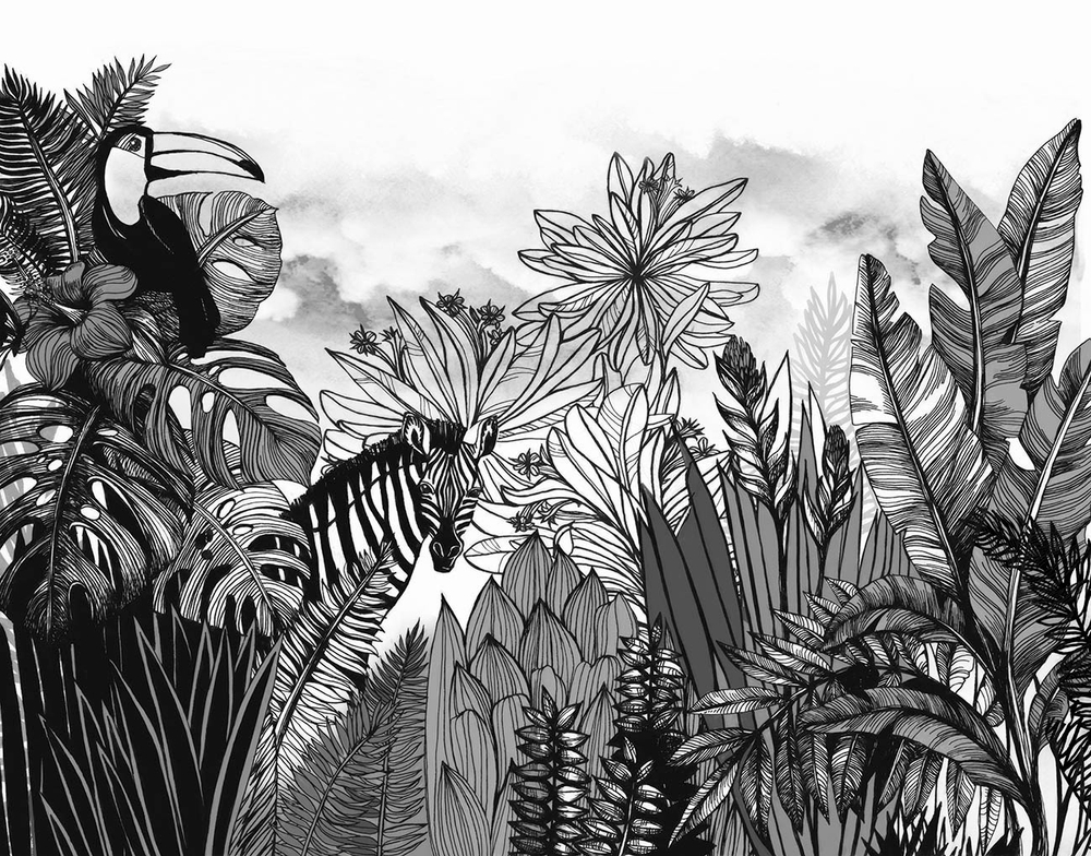 Дизайнерские обои Wall Street Zoo