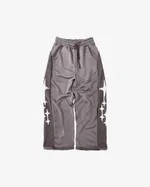 Брюки SoWhat? Space Широкие Пыльный Шоколад