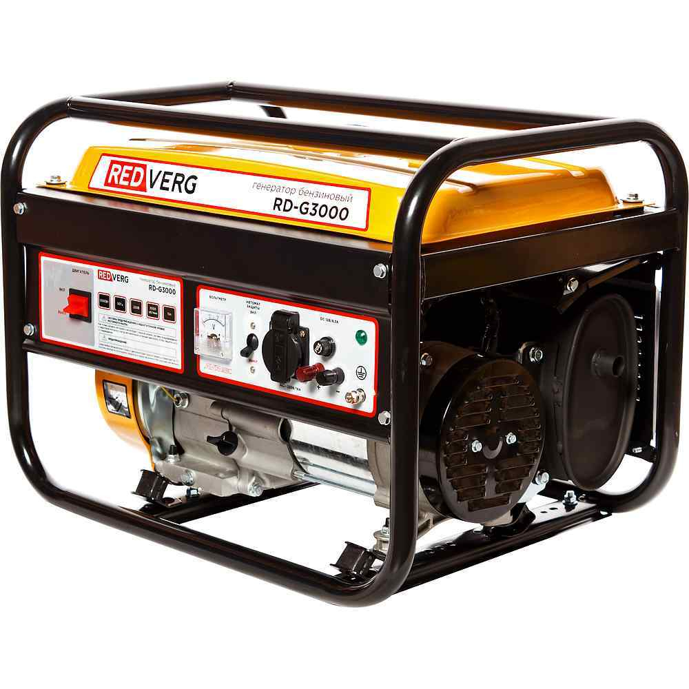 Бензиновый генератор (3 кВт) REDVERG RD-G3000