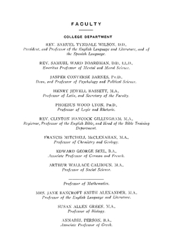 Maryville College Bulletin Catalog 1913-1914 | Maryville College