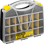 STAYER SPACE-15, 380 х 310 х 70 мм, (15″), пластиковый органайзер с 21 ячейкой (38038-15)