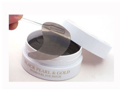 Petitfee Гидрогелевые патчи для глаз Black Pearl & Gold Hydrogel Eye Patch, 60 шт.