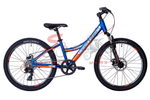 Велосипед Hartman 24" Rowdy Pro Disk 12.5" тёмно-синий/оранж.