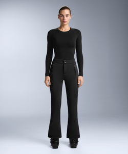 Oysho Бесшовная термофутболка базового слоя с длинными рукавами, черный