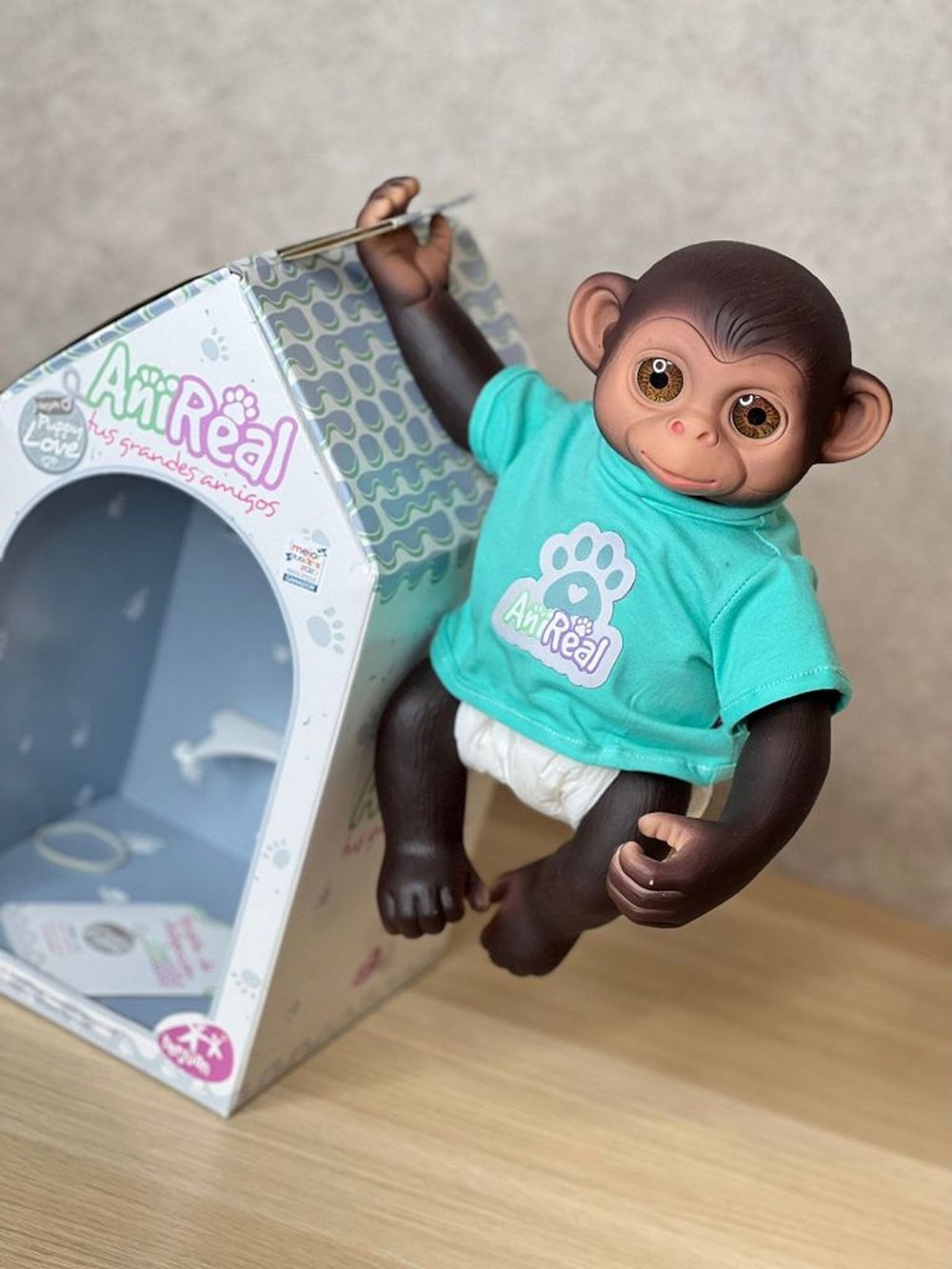 Игрушка мягконабивная 35см AniReal Обезьянка (60107)