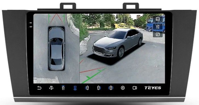 Магнитола для Subaru Outback / Legacy 2014-2019 - Teyes CC3-2K-360 на Android 10, Быстрая, 2K QLED, CarPlay, 4G SIM-слот, 4 камеры в комплекте
