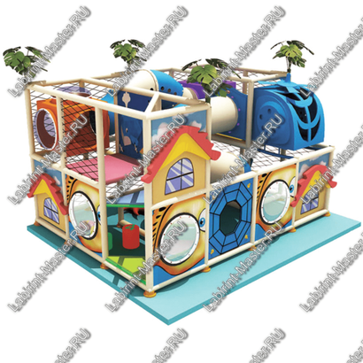 Детский игровой лабиринт "Райский уголок"