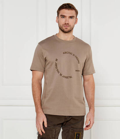 Футболка Tee 2 BOSS GREEN - бежевый(50525165)