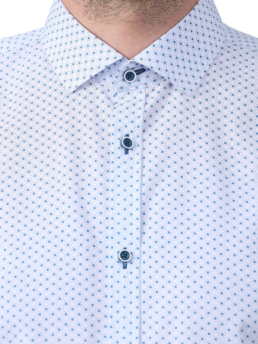 Сорочка мужская VESTER короткий рукав, бамбуковое волокно, пэ 73615 39