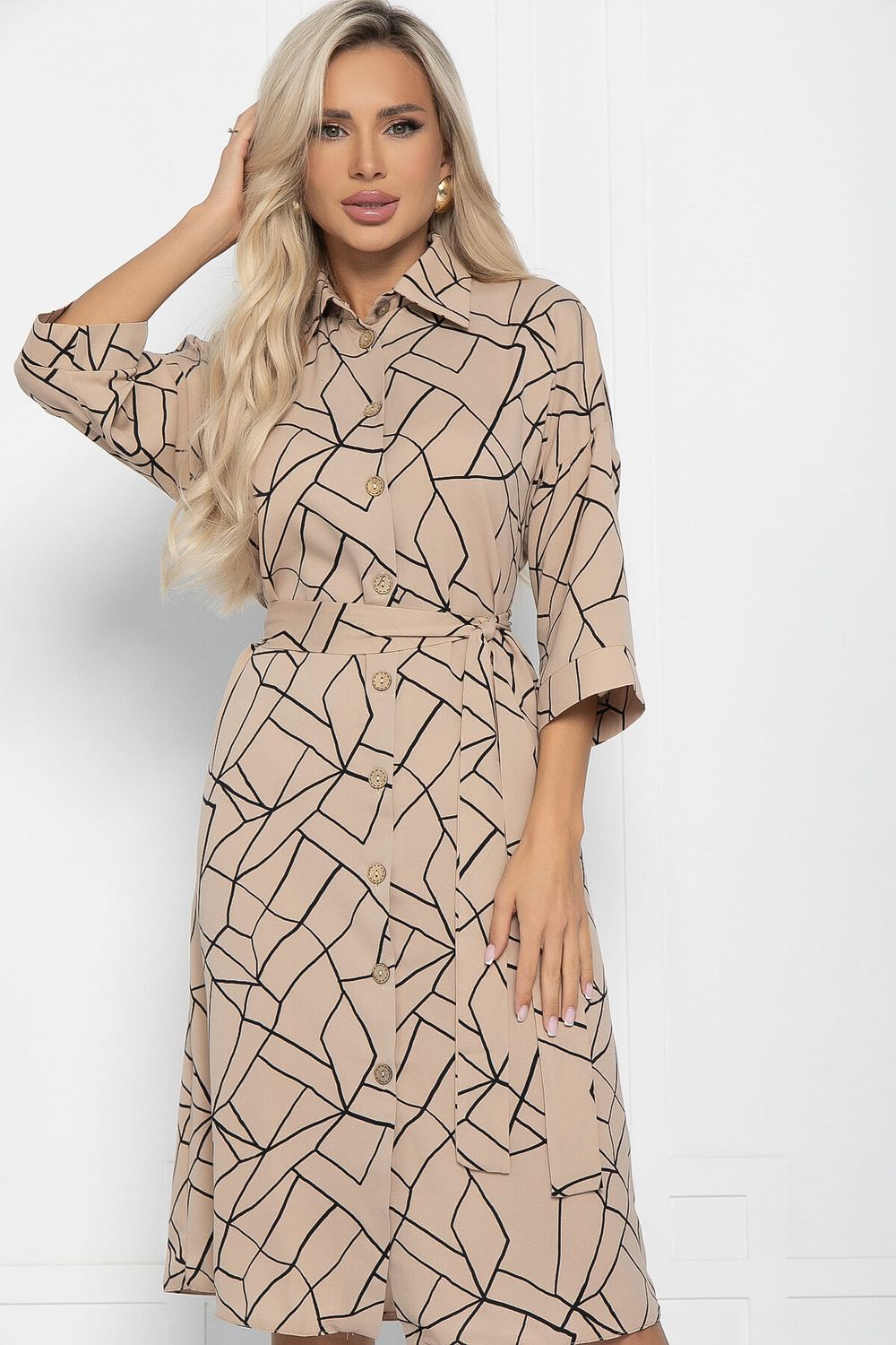 Платье Кэсси (бежевое) П11215 LT Collection