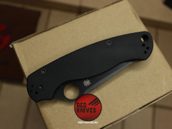 Нож Spyderco Paramilitary 2 Tanto G10 - черная рукоять, черный клинок RK/486