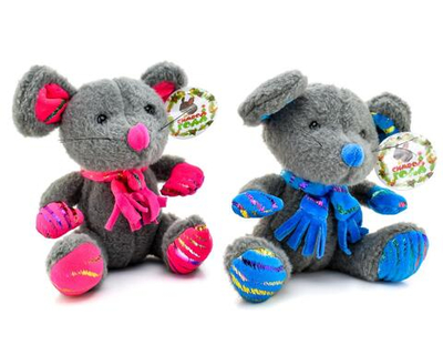 Мягкая игрушка Мышь 20см, пакет