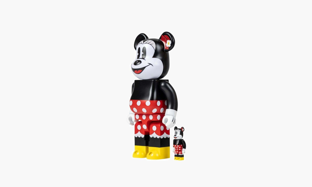 Bearbrick x Disney Minnie Mouse 100% & 400% Set