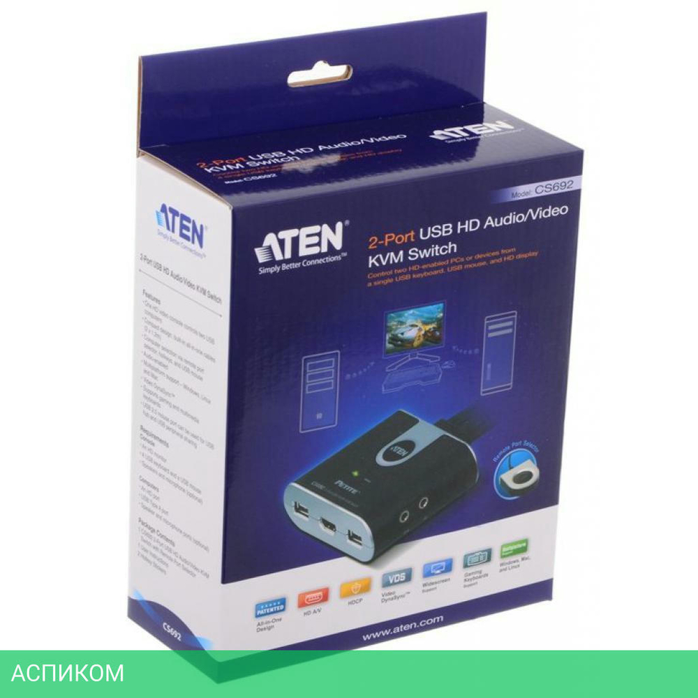 KVM-переключатель Aten CS692-AT