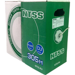 Кабель витая пара U/UTP 5e кат. 4 пары NTSS NTSS-IN-UTP4-5е-PVC-GY