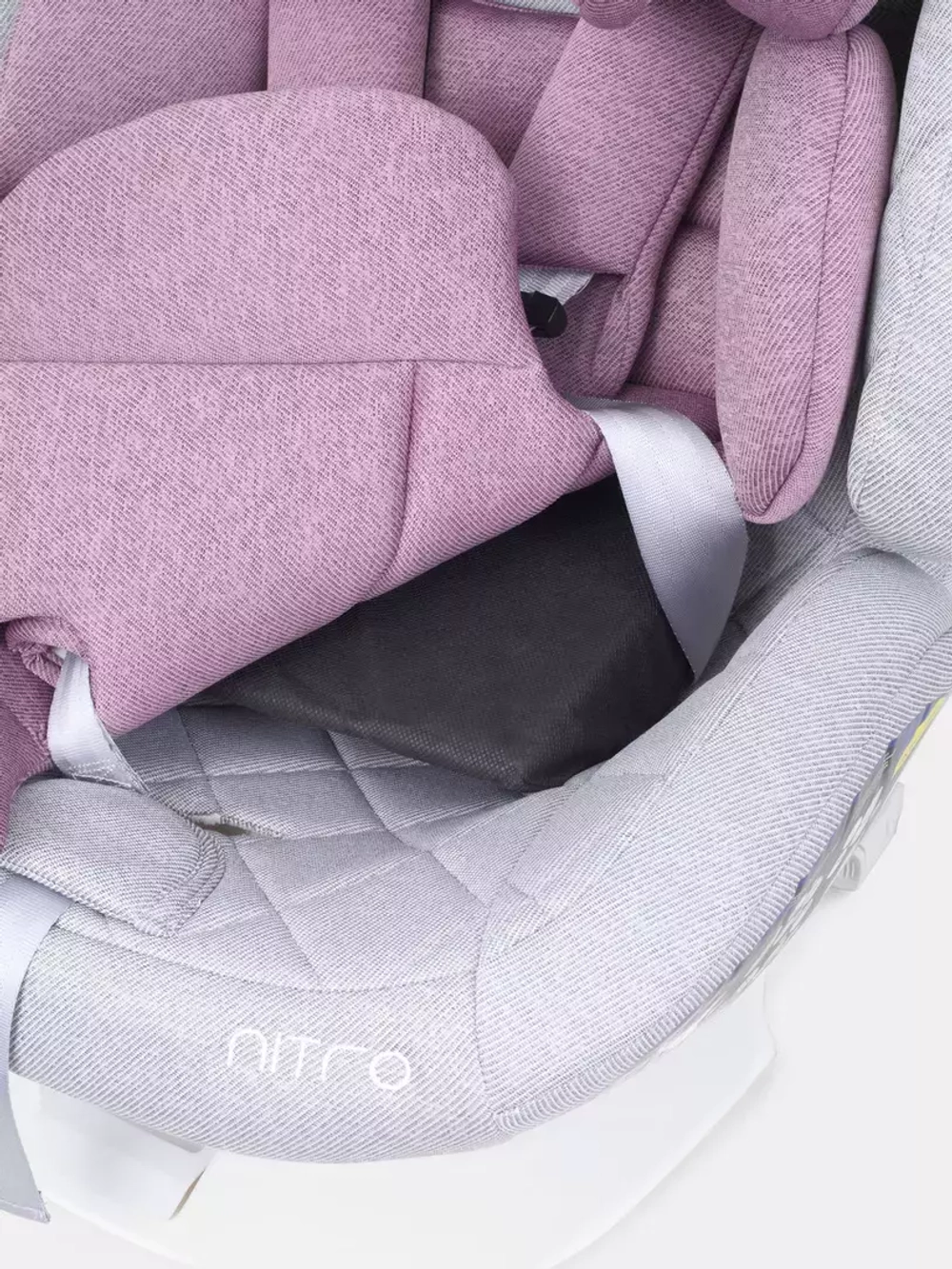 Автокресло Rant Nitro isofix 0/1/2/3 (0-36кг) Grey/Pink