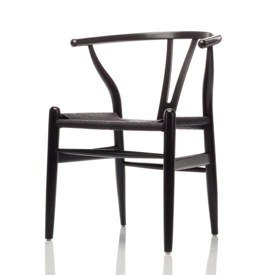 Стул Wishbone черный